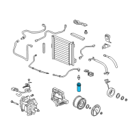 OEM 1997 Honda Civic Receiver Diagram - 80351-S01-A01