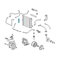 OEM Honda Seal, L. Condenser Diagram - 80117-S04-000