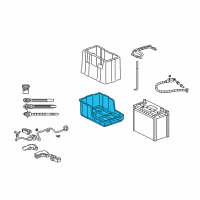 OEM Box, Battery (55B) Diagram - 31521-TA2-900