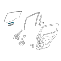 OEM 2017 Toyota Prius C Sash Channel Diagram - 69906-0R030