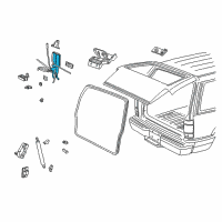 OEM 1991 Ford Explorer Lock Controller Diagram - F3TZ-7843170-A