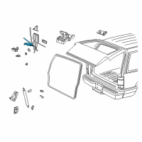 OEM 1999 Mercury Mountaineer Actuator Diagram - 2L5Z-35218A42-BA