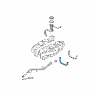 OEM Lincoln Navigator Support Strap Diagram - 2L1Z-9054-BA