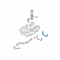 OEM 2010 Lincoln Navigator Support Strap Diagram - 5L1Z-9054-AB