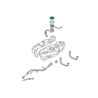 OEM 2005 Lincoln Aviator Fuel Sender Unit Lock Ring Diagram - 2L5Z-9A307-AB