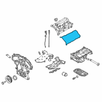 OEM Infiniti Q60 Gasket - Rocker Cover Diagram - 13270-5CA0B