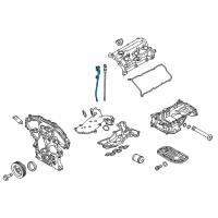 OEM 2020 Infiniti Q60 Guide-Oil Level Gauge Diagram - 11150-5CA0A