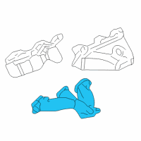 OEM 2010 Buick Lucerne Manifold Diagram - 12603753