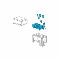 OEM GMC Junction Block Diagram - 22798218