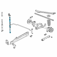 OEM 2010 Cadillac DTS Link, Front Stabilizer Shaft Diagram - 10164176