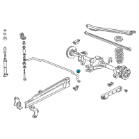 OEM 2001 Chevrolet Camaro Insulator-Rear Stabilizer Shaft Diagram - 10224232