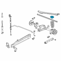 OEM 1994 Chevrolet Camaro Insulator Asm-Rear Spring Upper Diagram - 10290379