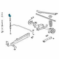 OEM Pontiac Bracket-Rear Stabilizer Shaft Diagram - 10031386