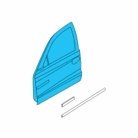 OEM 2002 Dodge Durango Seal-Glass Run Diagram - 55256708AC