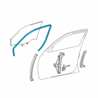 OEM 2003 Toyota Avalon Run Channel Diagram - 68151-AC020