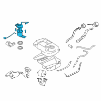 OEM Ford Escape Fuel Pump Diagram - 8L8Z-9H307-D