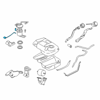 OEM Ford Escape Fuel Gauge Sending Unit Diagram - 7L8Z-9A299-A