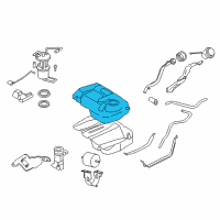 OEM Ford Escape Fuel Tank Diagram - 8L8Z-9002-C