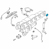 OEM BMW 740Li Turbocharger Gasket Diagram - 11627593303