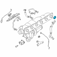 OEM 2013 BMW 740Li xDrive Exhaust Flange Gasket Diagram - 11627593303