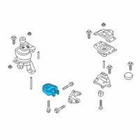 OEM 2021 Lincoln Nautilus Transmission Mount Bracket Diagram - K2GZ-6068-G