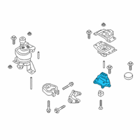 OEM 2020 Lincoln Nautilus Transmission Mount Bracket Diagram - K2GZ-7M125-B