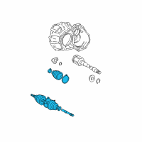 OEM 2013 Toyota Sienna Boot Kit Diagram - 04428-0W060