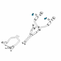 OEM 2019 Dodge Charger Bracket-Exhaust Diagram - 68239472AA