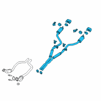 OEM 2017 Dodge Challenger Exhaust Diagram - 68453195AC