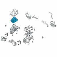 OEM 2018 Kia Stinger Air Cleaner Filter Diagram - 28113J5300