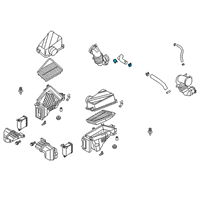 OEM Hyundai Santa Fe Clip-Hose Diagram - 14720-18006-S