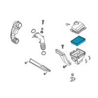 OEM 2020 Lincoln Nautilus Filter Element Diagram - DS7Z-9601-D