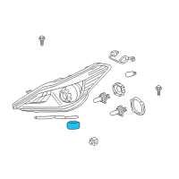 OEM 2015 Hyundai Azera Ballast Assembly-Headlamp Diagram - 92190-3V000