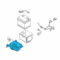 OEM Kia Forte5 Tray Assembly-Battery Diagram - 37150A7200