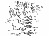 OEM 2021 Chevrolet Corvette Seat Switch Diagram - 84559423