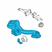 OEM BMW Gearbox Support Diagram - 22-31-6-762-275