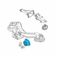 OEM BMW X5 Transmission Mount Diagram - 22-31-6-771-742