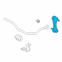 OEM Toyota Camry Stabilizer Bar Link Assembly Diagram - 48830-20010
