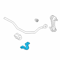 OEM Toyota Camry Stabilizer Link Bracket Diagram - 48832-20030