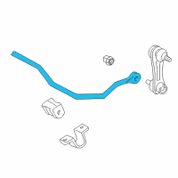 OEM 2002 Toyota Corolla Stabilizer Bar Diagram - 48812-02040