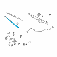 OEM 2008 Lincoln Navigator Wiper Arm Diagram - BL1Z-17527-AA