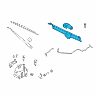 OEM 2009 Lincoln Navigator Motor & Linkage Diagram - 9L1Z-17500-A