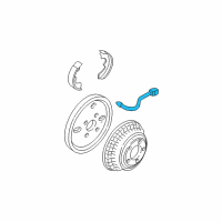 OEM 2000 Chevrolet Camaro Hose Asm-Rear Brake Diagram - 22163405