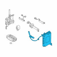 OEM Hyundai Elantra GT Brake Control Module And Receiver Unit Assembly Diagram - 95400-G3AS0