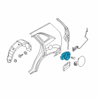 OEM 2014 Kia Sorento Housing-Fuel Filler Diagram - 695131U000