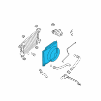 OEM 2009 Ford F-350 Super Duty Upper Shroud Diagram - 7C3Z-8146-G