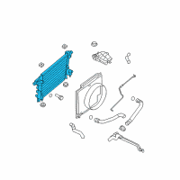 OEM 2008 Ford F-350 Super Duty Radiator Assembly Diagram - 7C3Z-8005-G