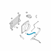 OEM 2009 Ford F-250 Super Duty Upper Hose Diagram - 8C3Z-8260-A