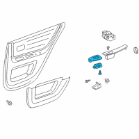 OEM Lexus IS300 Panel Assembly, Rear Door Diagram - 74270-53010