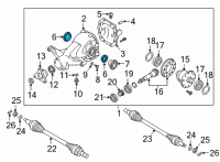 OEM 2020 Kia K900 Seal-Oil Diagram - 5306847002